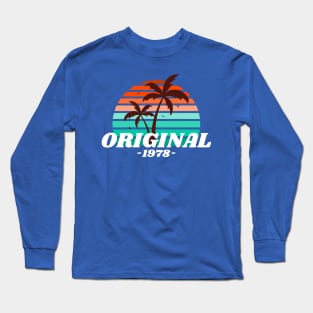 Original 1978 Palm Trees Long Sleeve T-Shirt